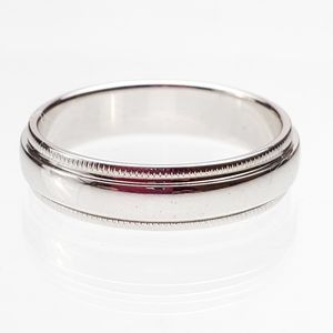 Silver Plated Band Ring Size 9  new